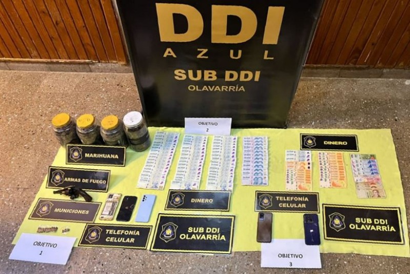 Allanamientos y un detenido por un robo calificado